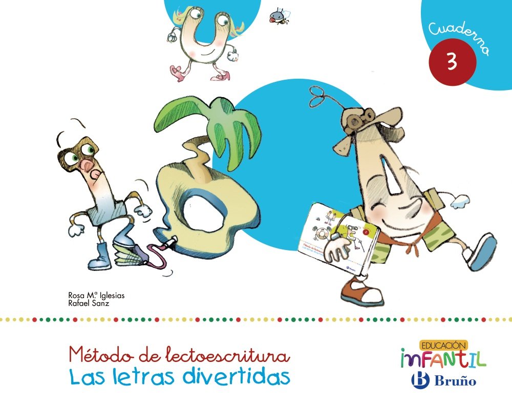 Las letras divertidas Pauta Cuaderno 3 (4 años Educación Infantil) Learning & Reference
