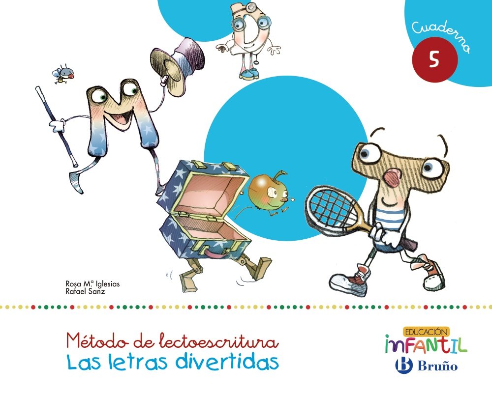 Las letras divertidas Pauta Cuaderno 5 book