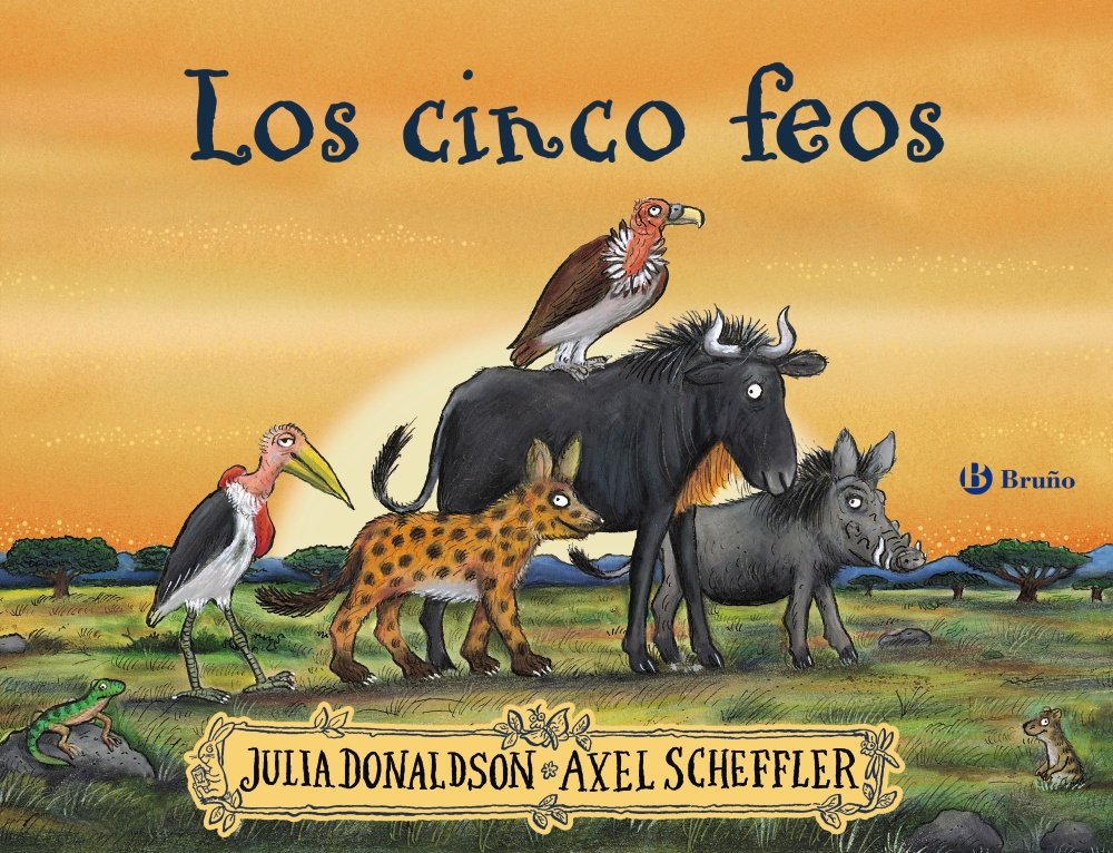 Julia Donaldson Books in Spanish: Los cinco feos book