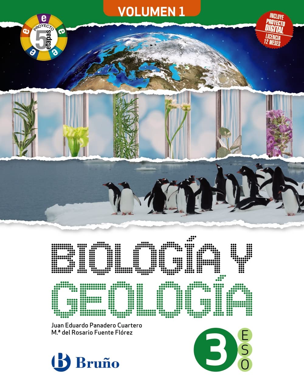 Biología y Geología 3 ESO 3 volúmenes Proyecto 5 etapas Learning & Reference