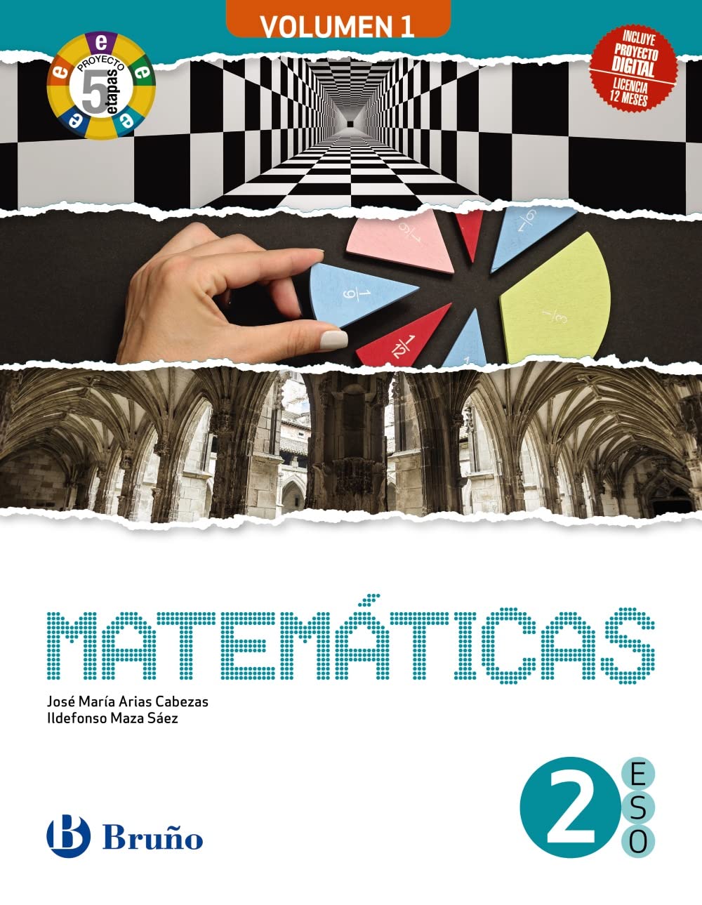 Matemáticas 2 ESO 3 volúmenes Proyecto 5 etapas book