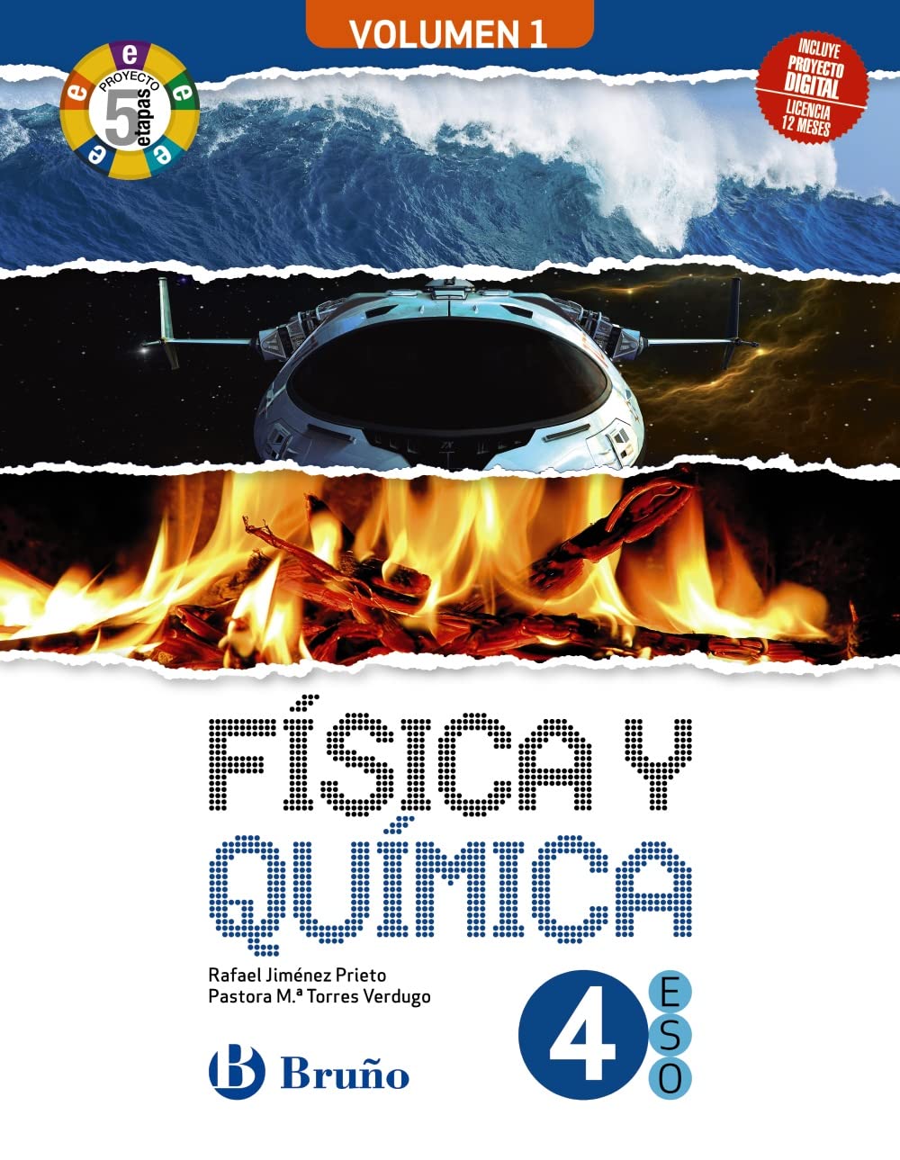 Física y Química 4 ESO 3 volúmenes Proyecto 5 etapas book