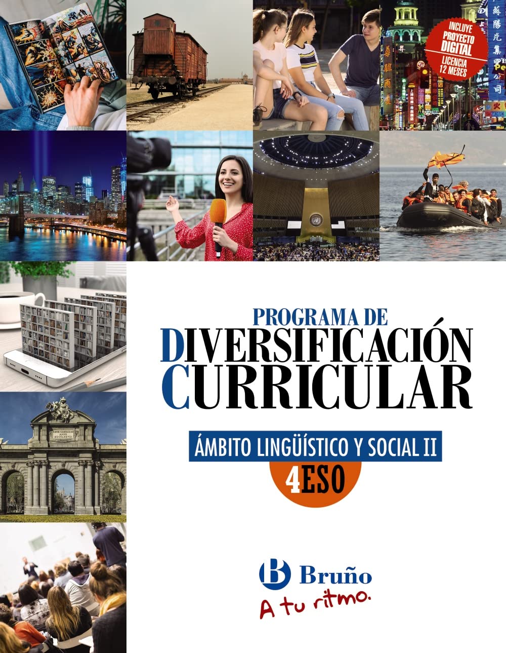 Diversificación Curricular Ámbito Lingüístico y Social 4 ESO A tu ritmo Learning & Reference