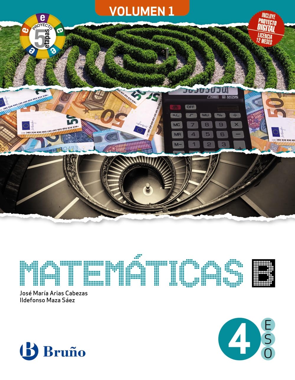 Matemáticas 4 B ESO 3 volúmenes Proyecto 5 etapas Learning & Reference