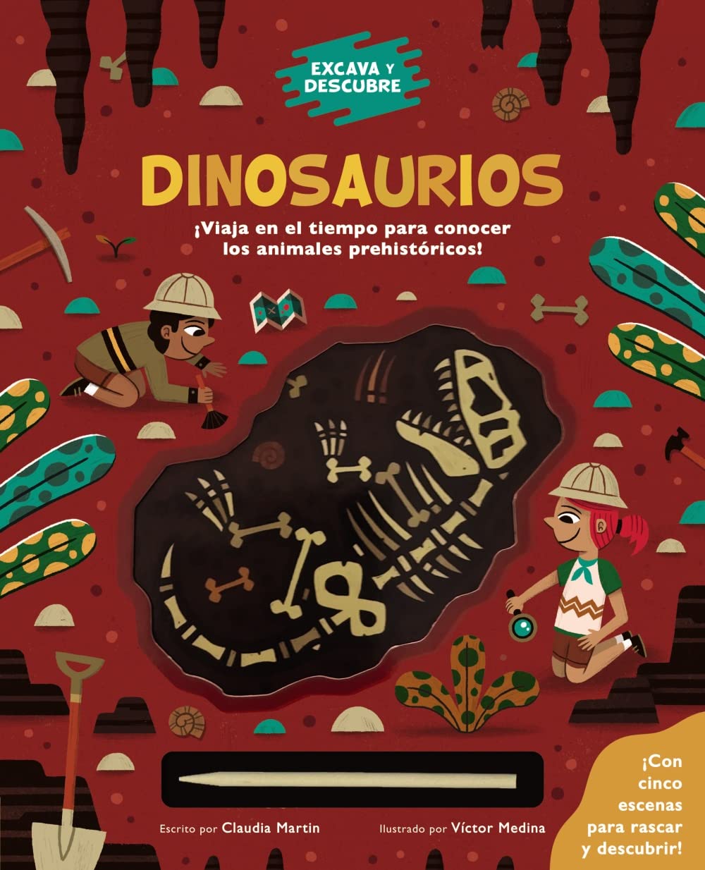 Excava y descubre: Dinosaurios book