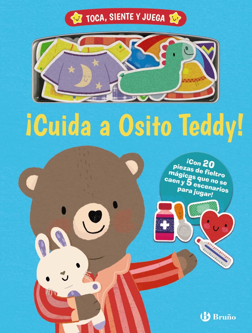 Toca, siente y juega. ¡Cuida a Osito Teddy! book