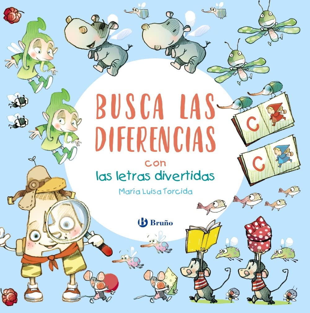 Busca las diferencias con las letras divertidas (Castellano - A PARTIR DE 3 AÑOS - LIBROS DIDÁCTICOS - Las divertidas aventuras de las letras y los números) Living & Furnishing