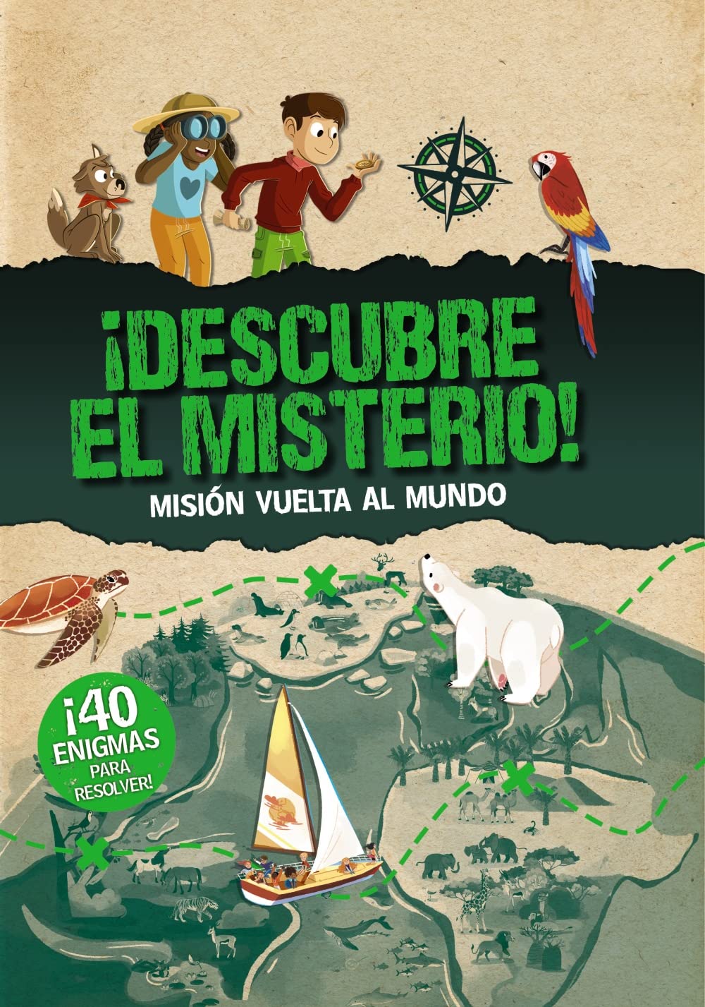 ¡Descubre el misterio! Misión vuelta al mundo (Castellano - A PARTIR DE 6 AÑOS - LIBROS DIDÁCTICOS - Juegos y pasatiempos) Novels & Short Stories