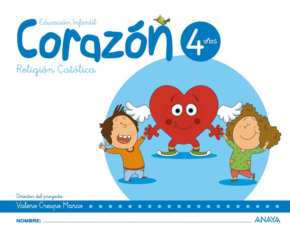 Corazón 4 años. (Educacion infantil 4 años) Learning & Reference