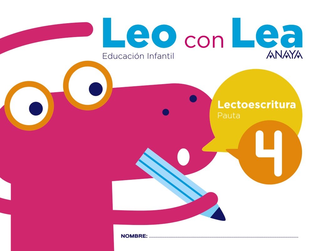Leo con Lea 4. Pauta. (Cuadernos educacion infantil (43)) Learning & Reference