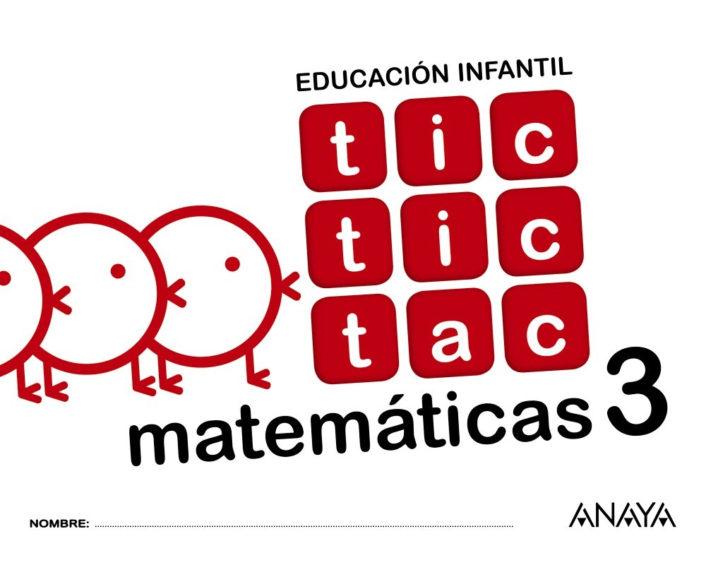 Tic tic tac matemáticas 3. book