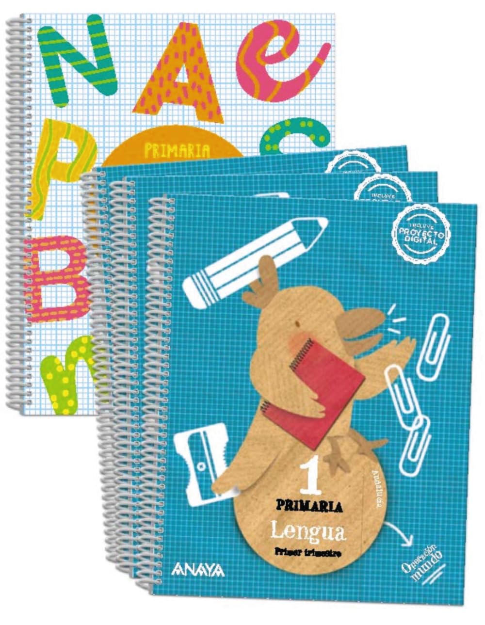 Lengua 1. Cuadrícula. (Incluye Lectoescritura cuadrícula) (Operación Mundo) Learning & Reference