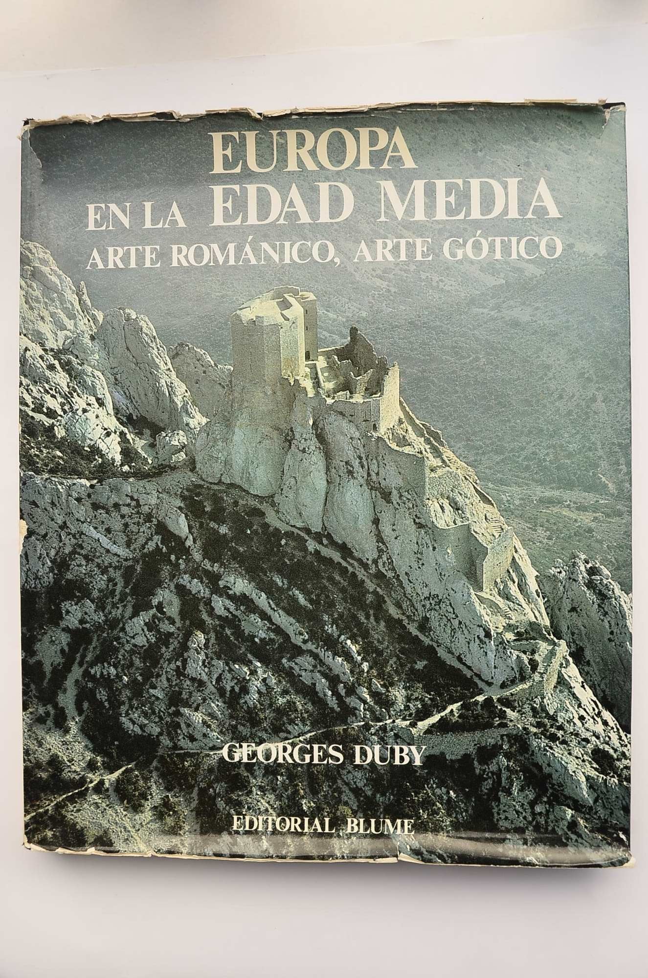 Europa en la edad media, la. arte romanico, arte gotico book