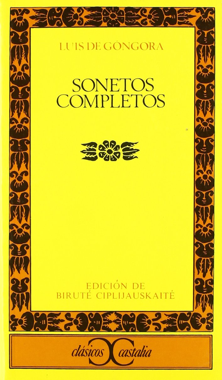 Sonetos completos (CLASICOS CASTALIA. C/C., Band 1) Poetry