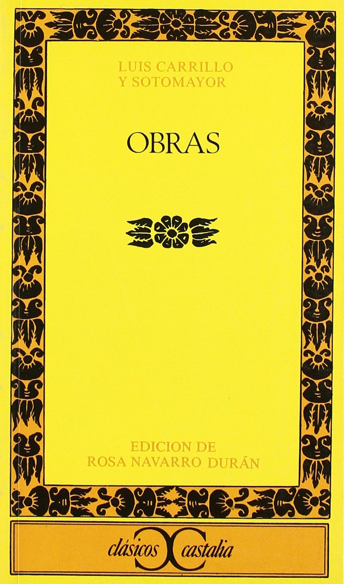 Obras (CLASICOS CASTALIA. C/C., Band 182) Contemporary literature