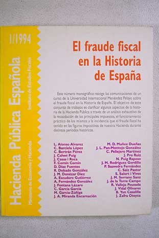 El fraude fiscal en la historia de España Books