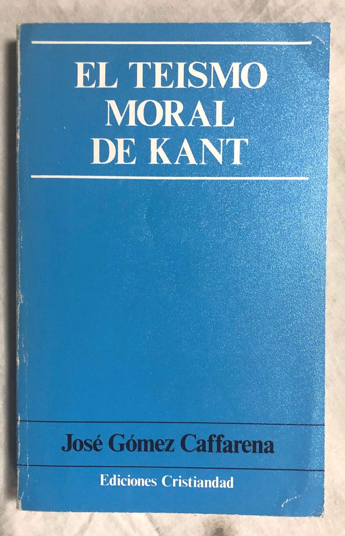 Teísmo moral de Kant, el Philosophy