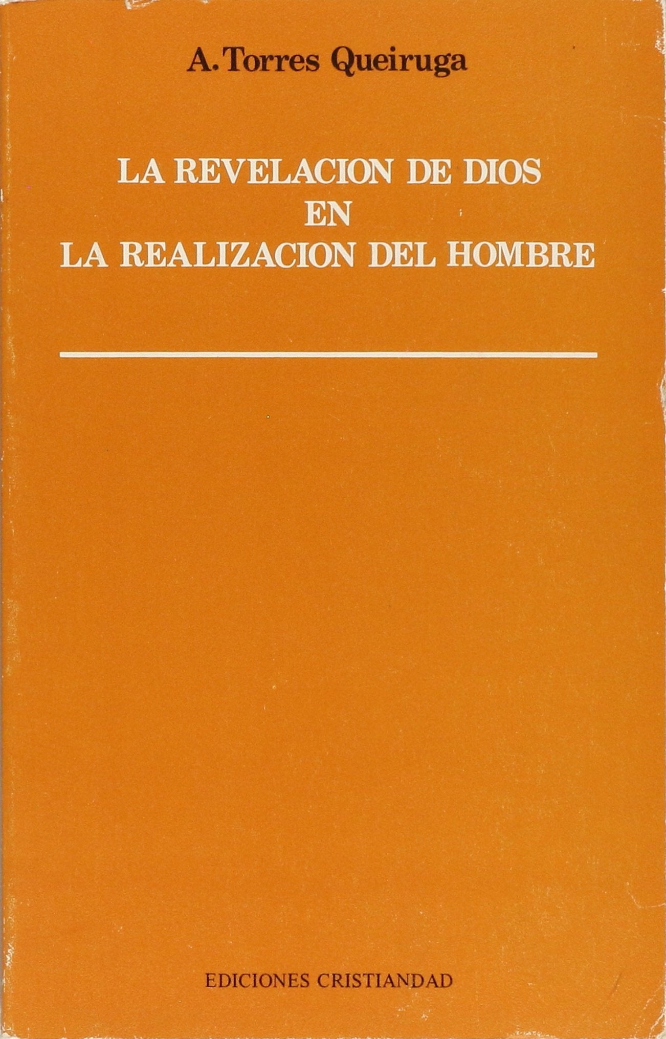 Revelación de Dios en la realización del hombre, la Books