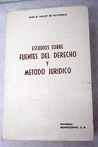 Estudios sobre fuentes del Derecho y método jurídico Books