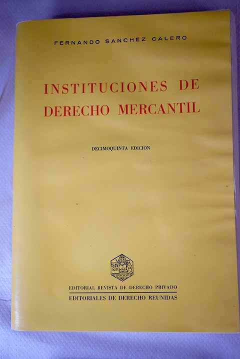 Instituciones de derecho mercantil Books