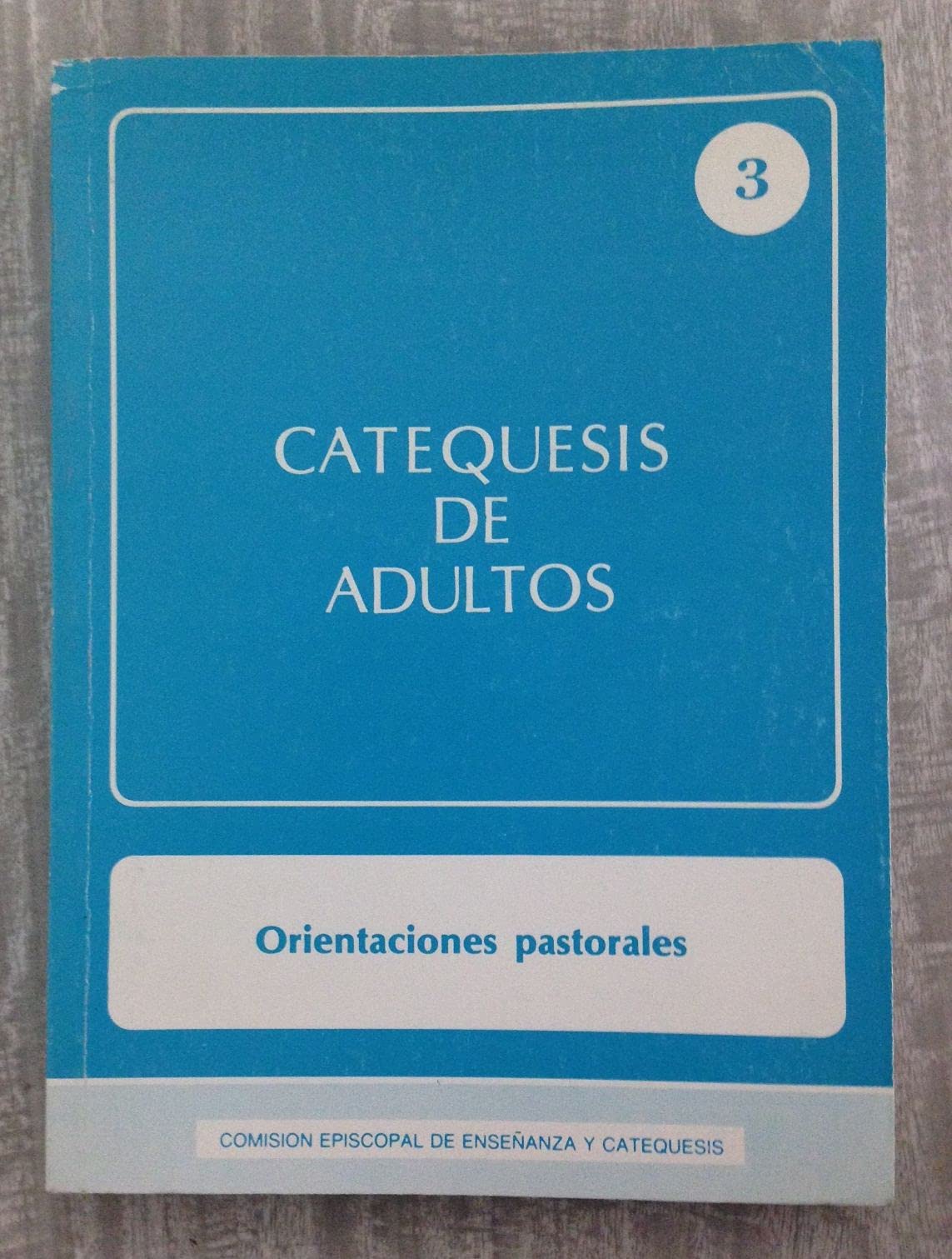 CATEQUESIS DE ADULTOS. Orientaciones pastorales. Books