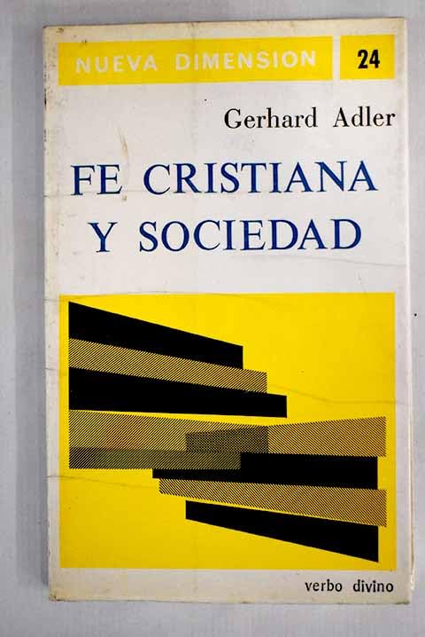 Fe cristiana y sociedad Books