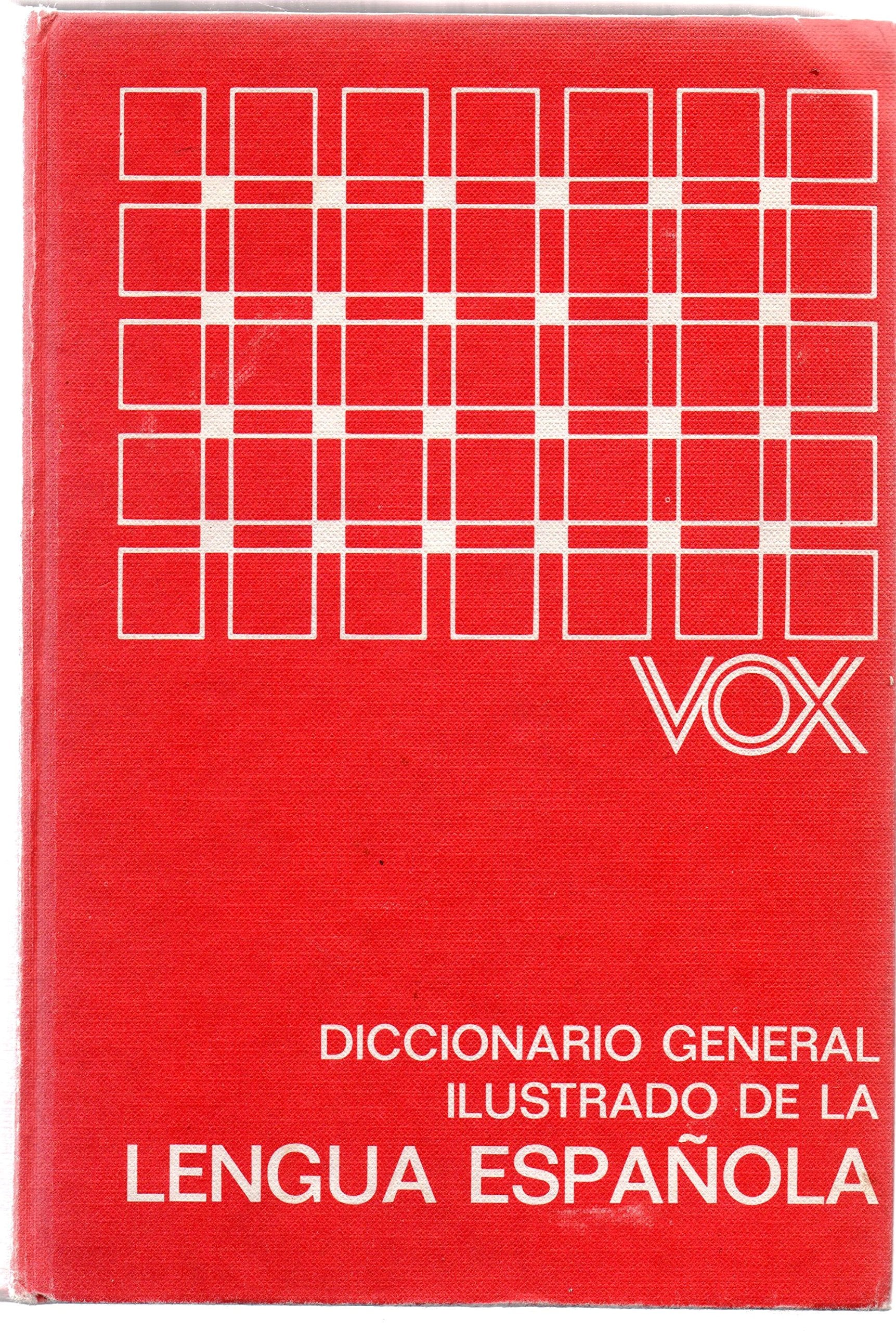 Vox: Diccionario general ilustrado de la lengua espanola (Spanish Edition) Books