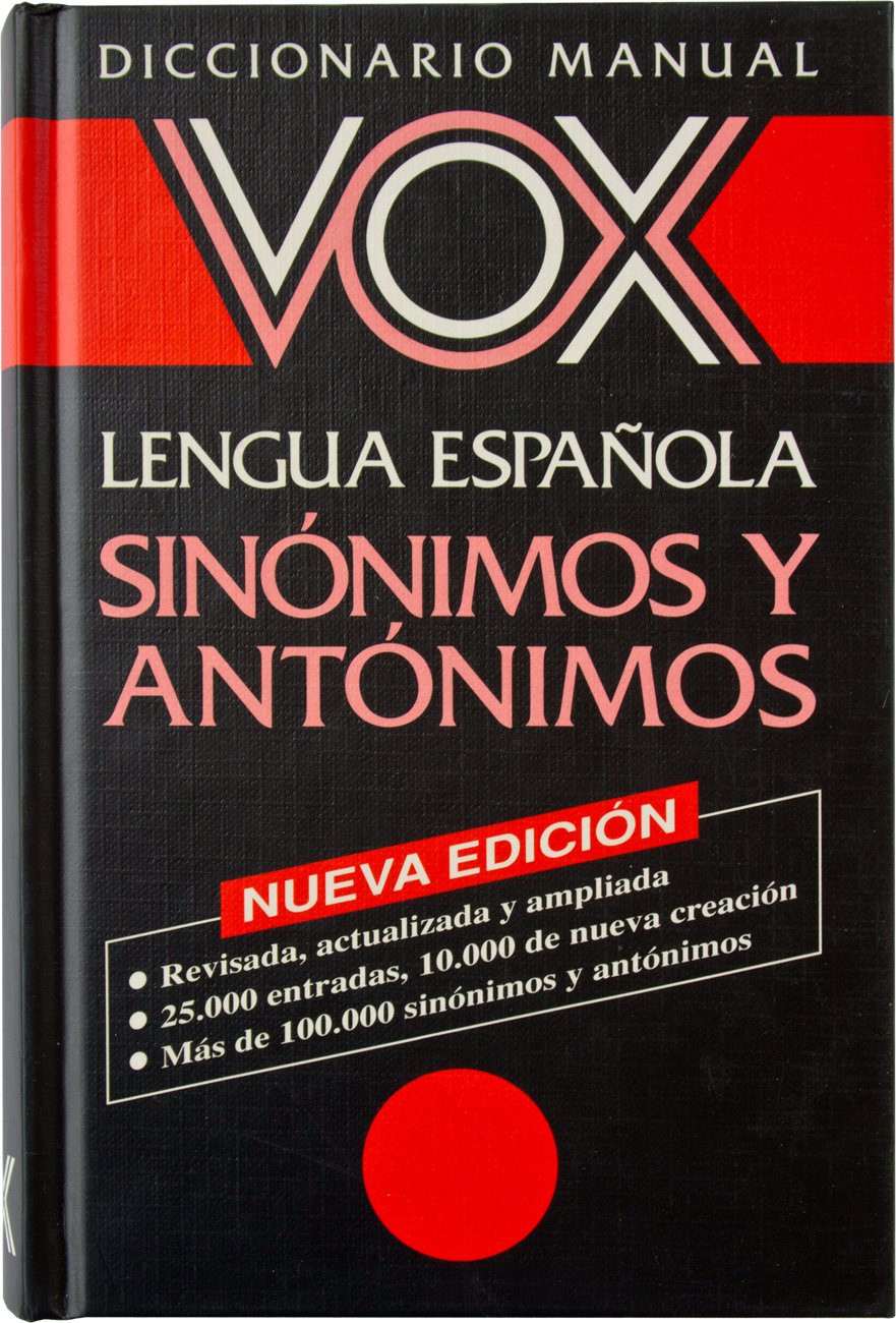 Vox Diccionario Manual De Sinonimos Y Antonimos/Vox Dictionary of Synonyms and Antonyms Foreign Languages ​​& Dictionaries
