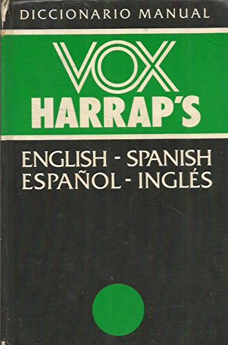 Diccionario manual vox harrap's ingles-español, español-ingles book