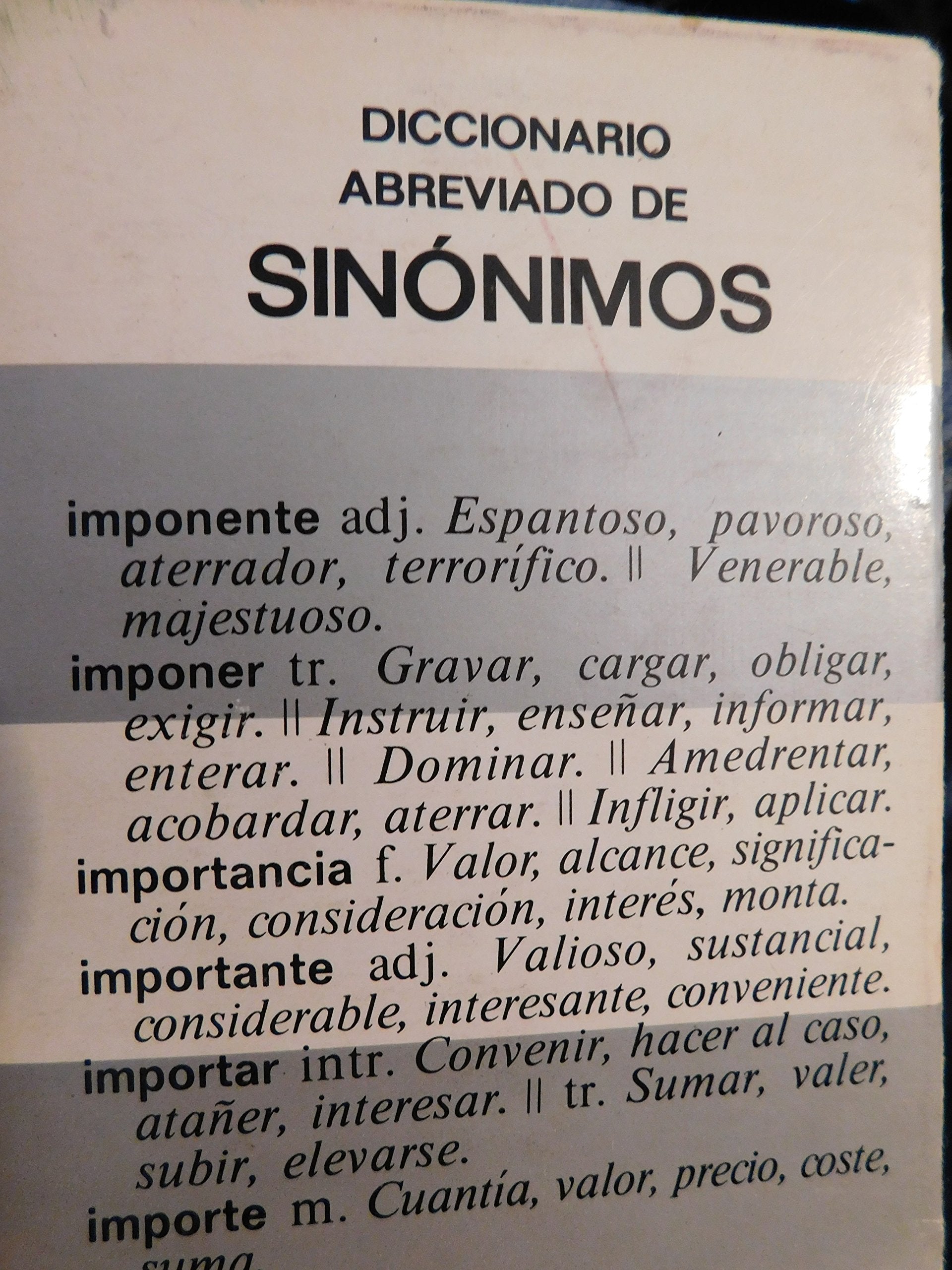 Diccionario Abreviado de Sinonimosvox Books