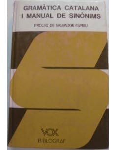 Diccionari manual de sinonims ' vox'. (edicion especial) book