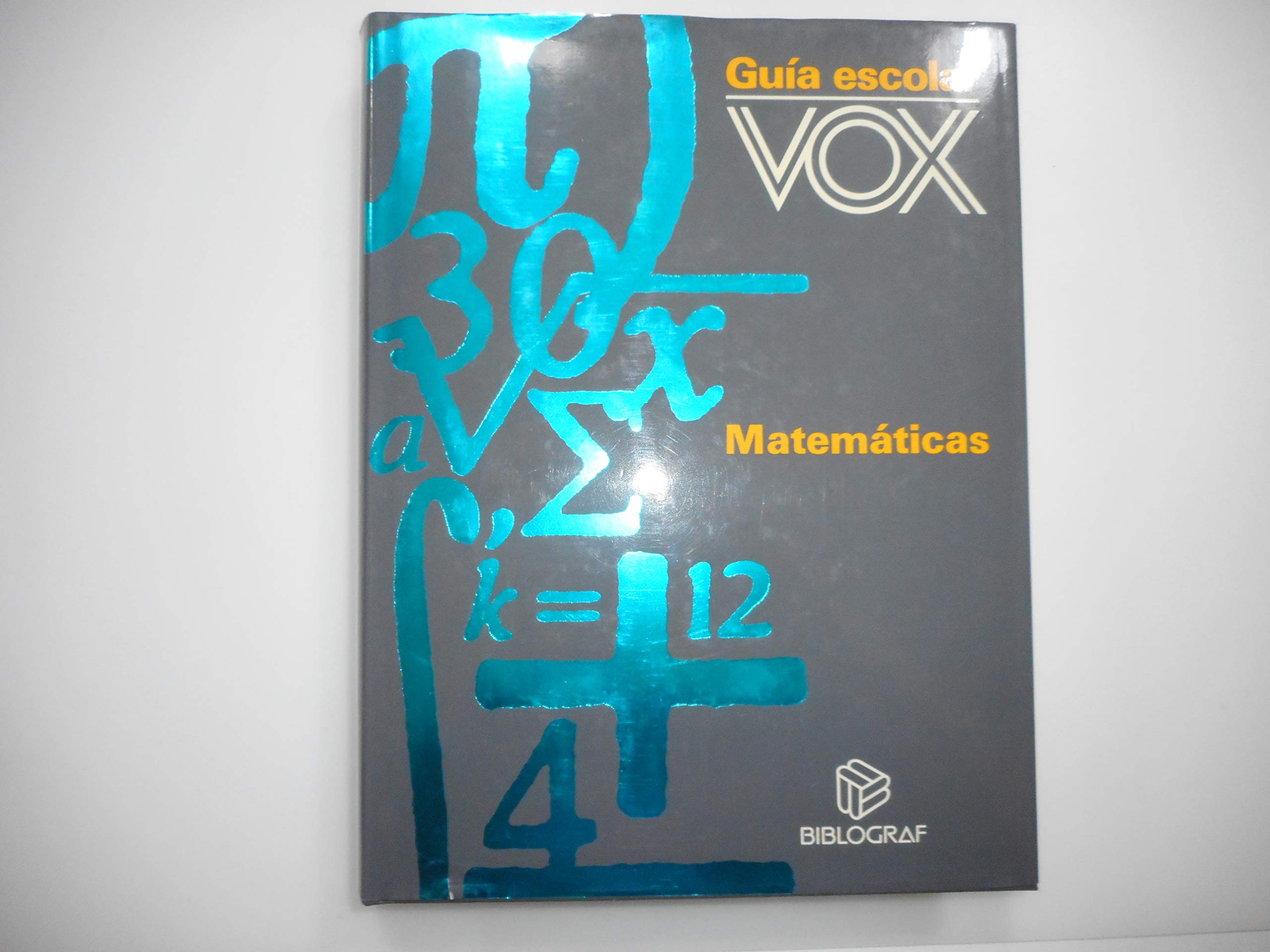 Matematicas (guia escolar vox; (5)) book