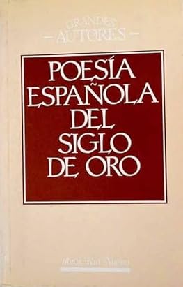 Poesia española del siglo de oro book