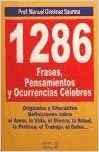 1286 frases y ocurrencias célebres book