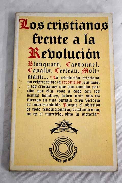 Los cristianos frente a la revolución book