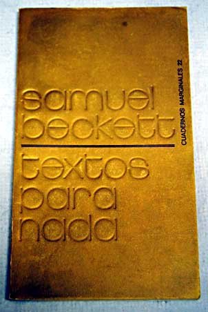 Product Image: Textos para nada (Marginales, Band 22)