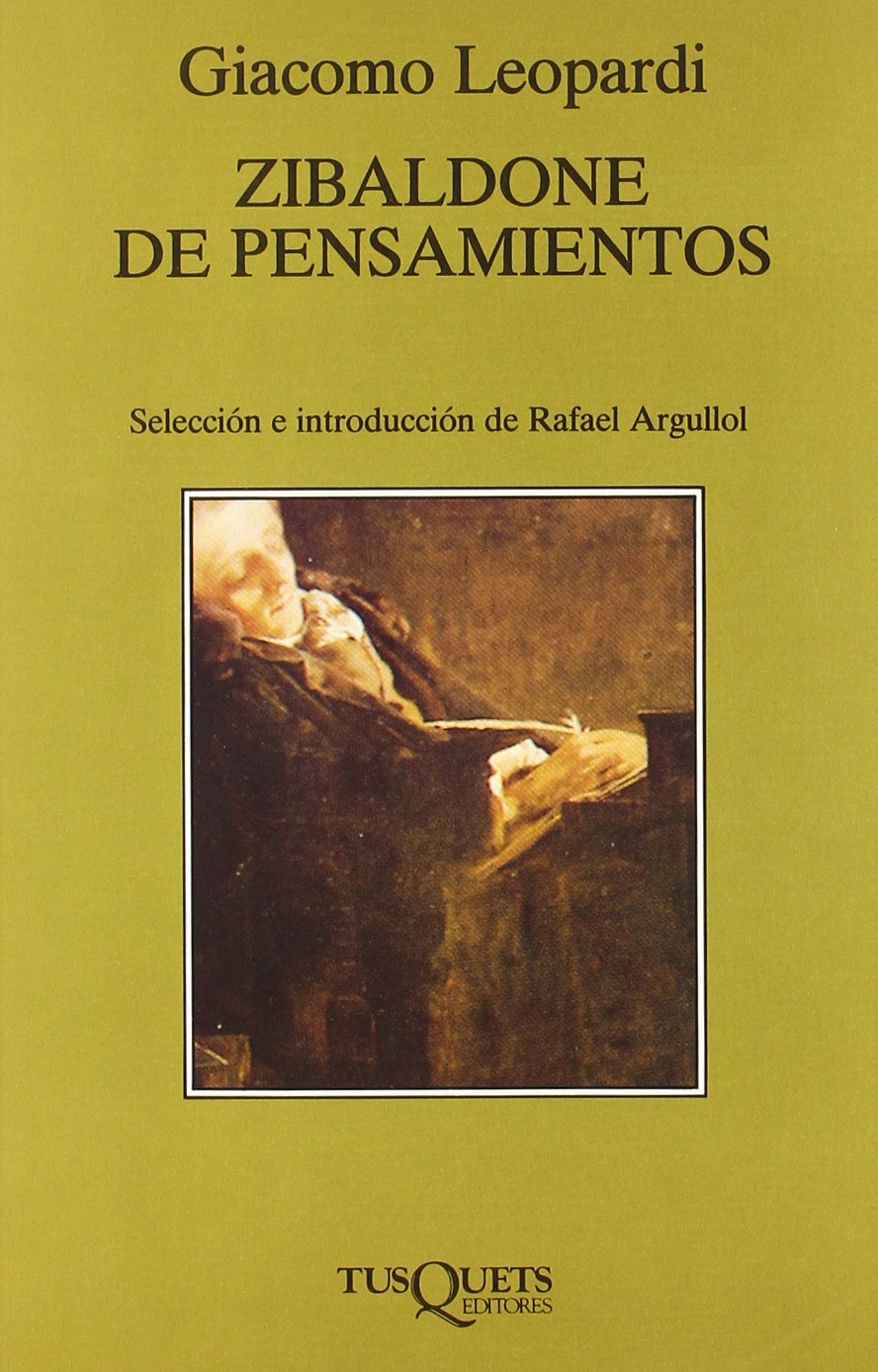 Zibaldone de pensamientos (Marginales, Band 107) Contemporary literature