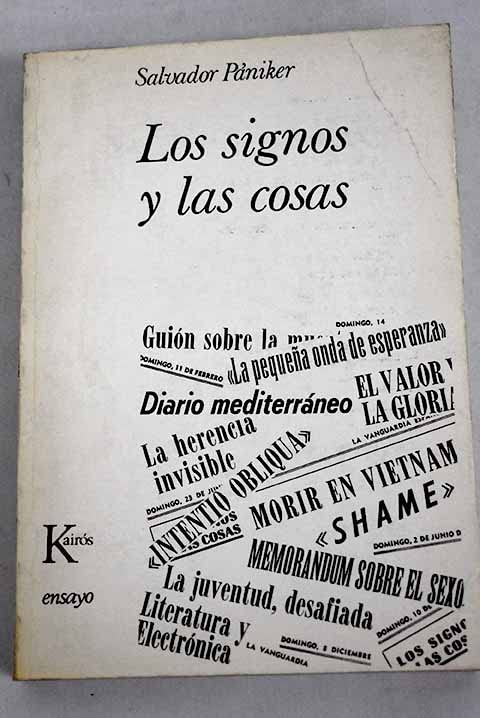 Los signos y las cosas Books