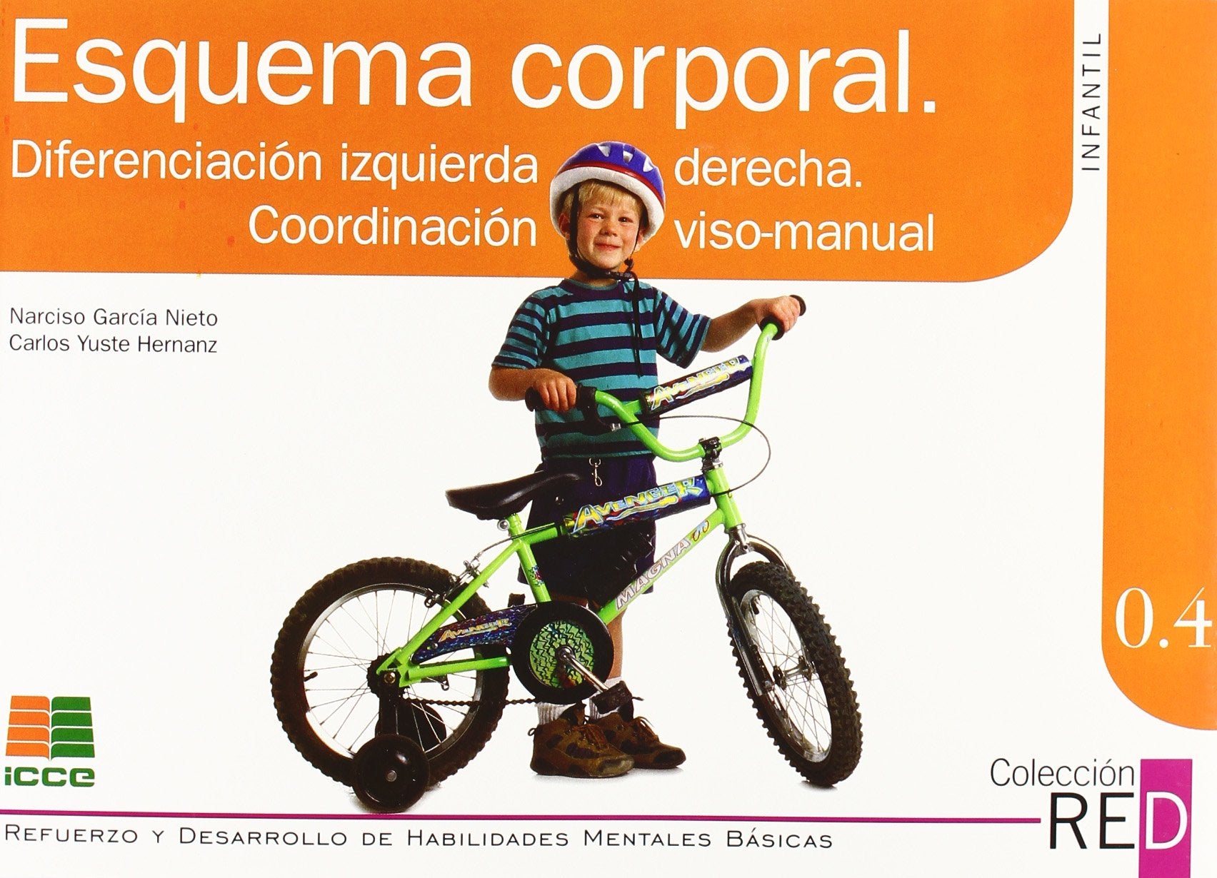 Esquema corporal, diferenciación izquierda-derecha, coordinación viso-manual, 04 RED book