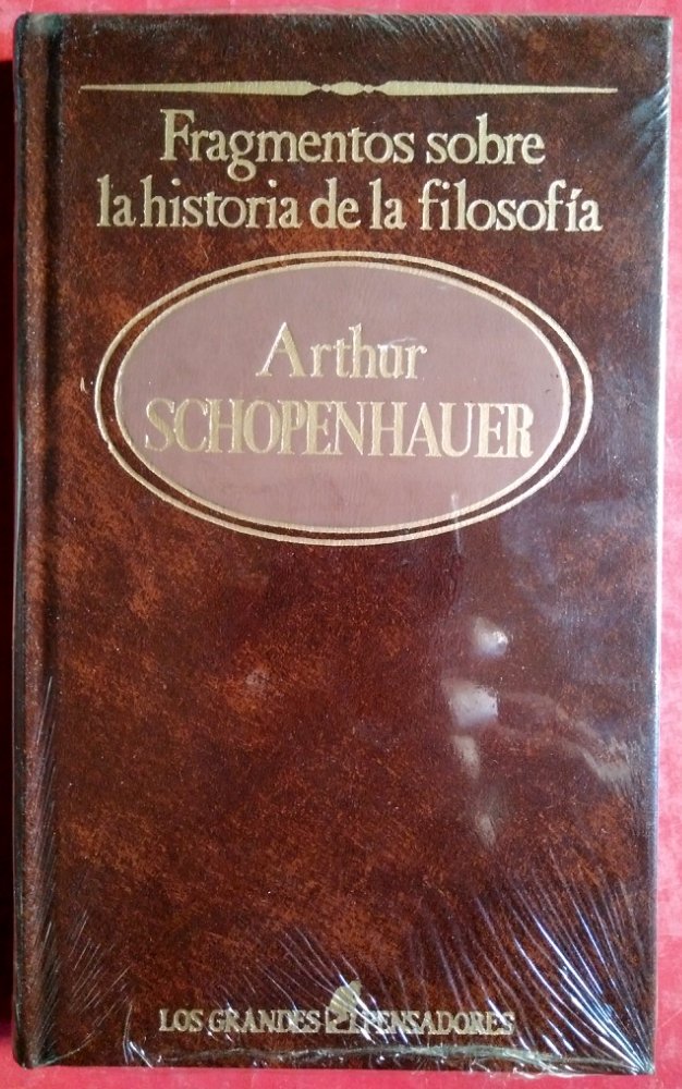 Grandes pensadores. tomo 36arturo schopenhauer book