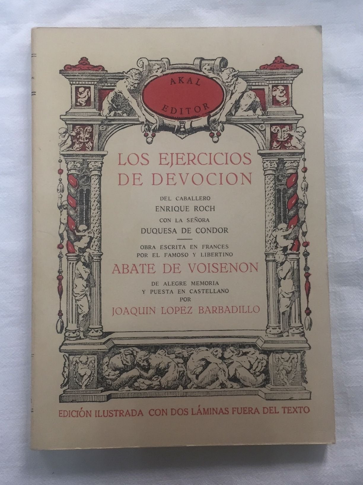 Los ejercicios de devoción del caballero Enrique Roch con la señora duquesa de Condor book