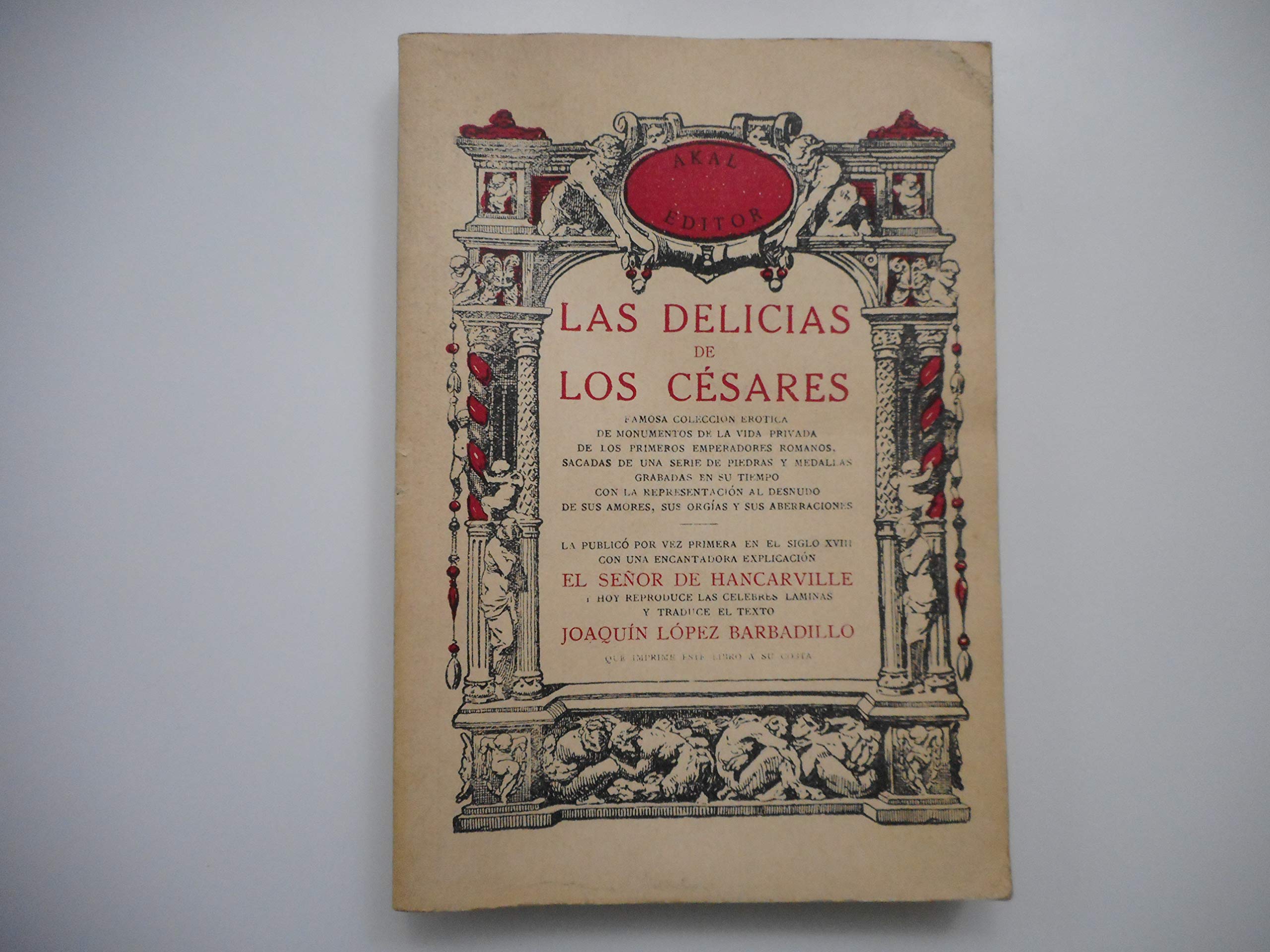 Las delicias de los Césares book