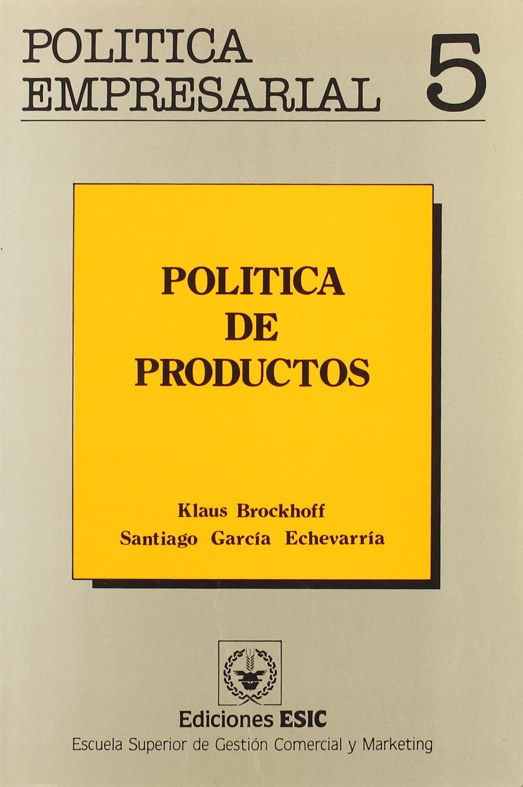 Politica de Productos Books