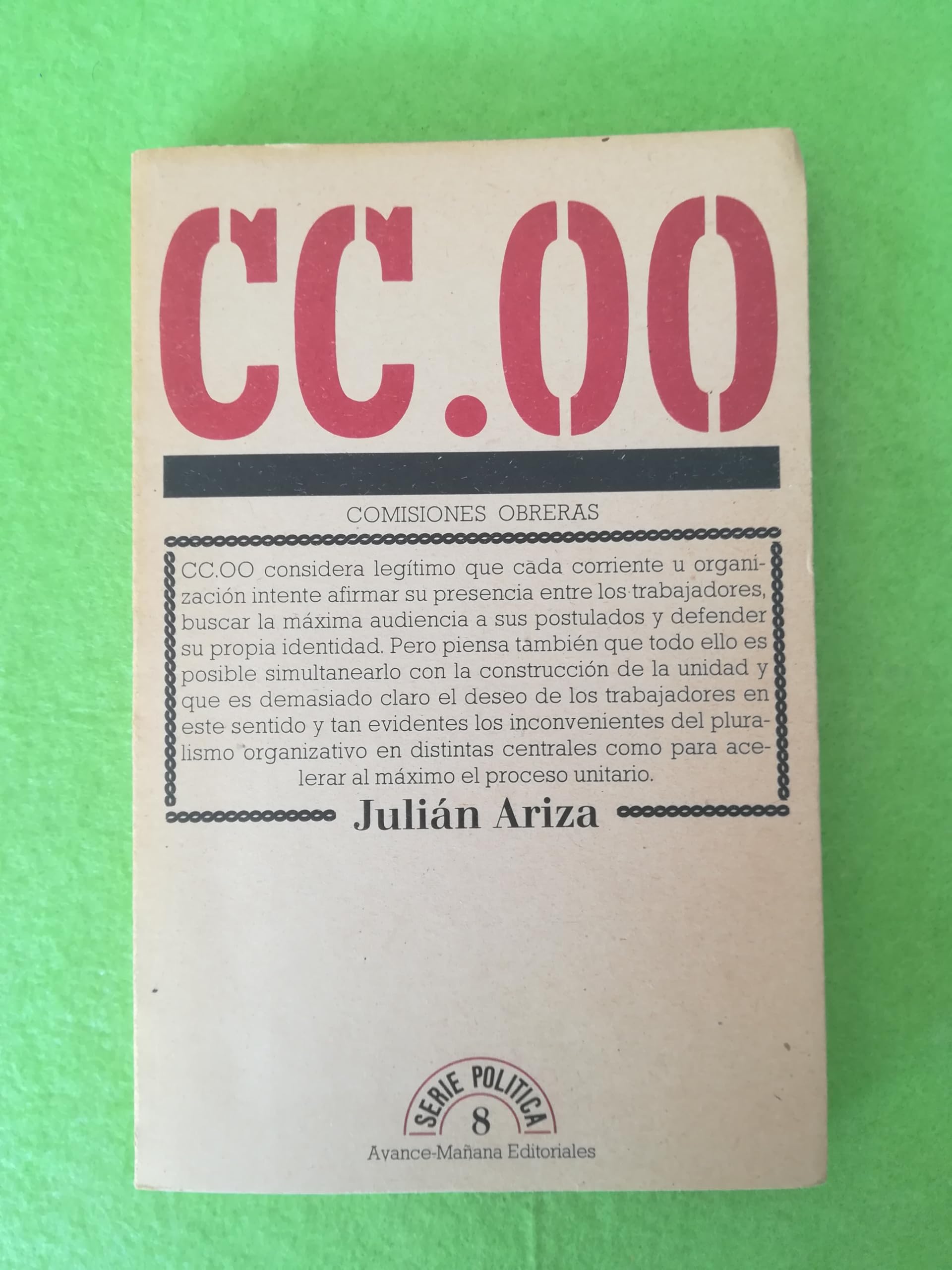 Product Image: Comisiones Obreras