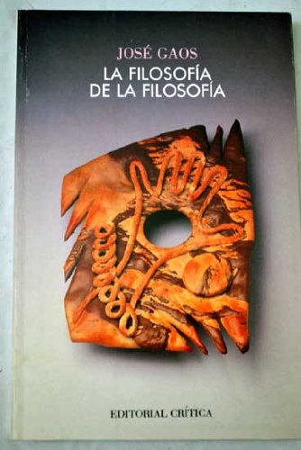Filosofia de la filosofia, la book