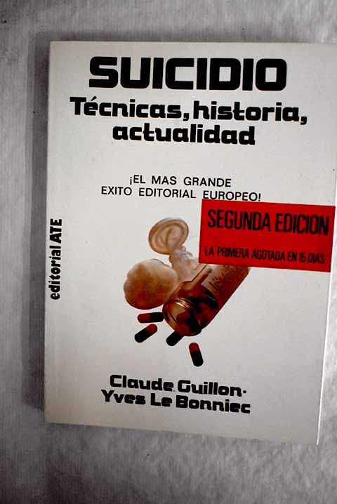Suicidio: técnicas, historia, actualidad Books