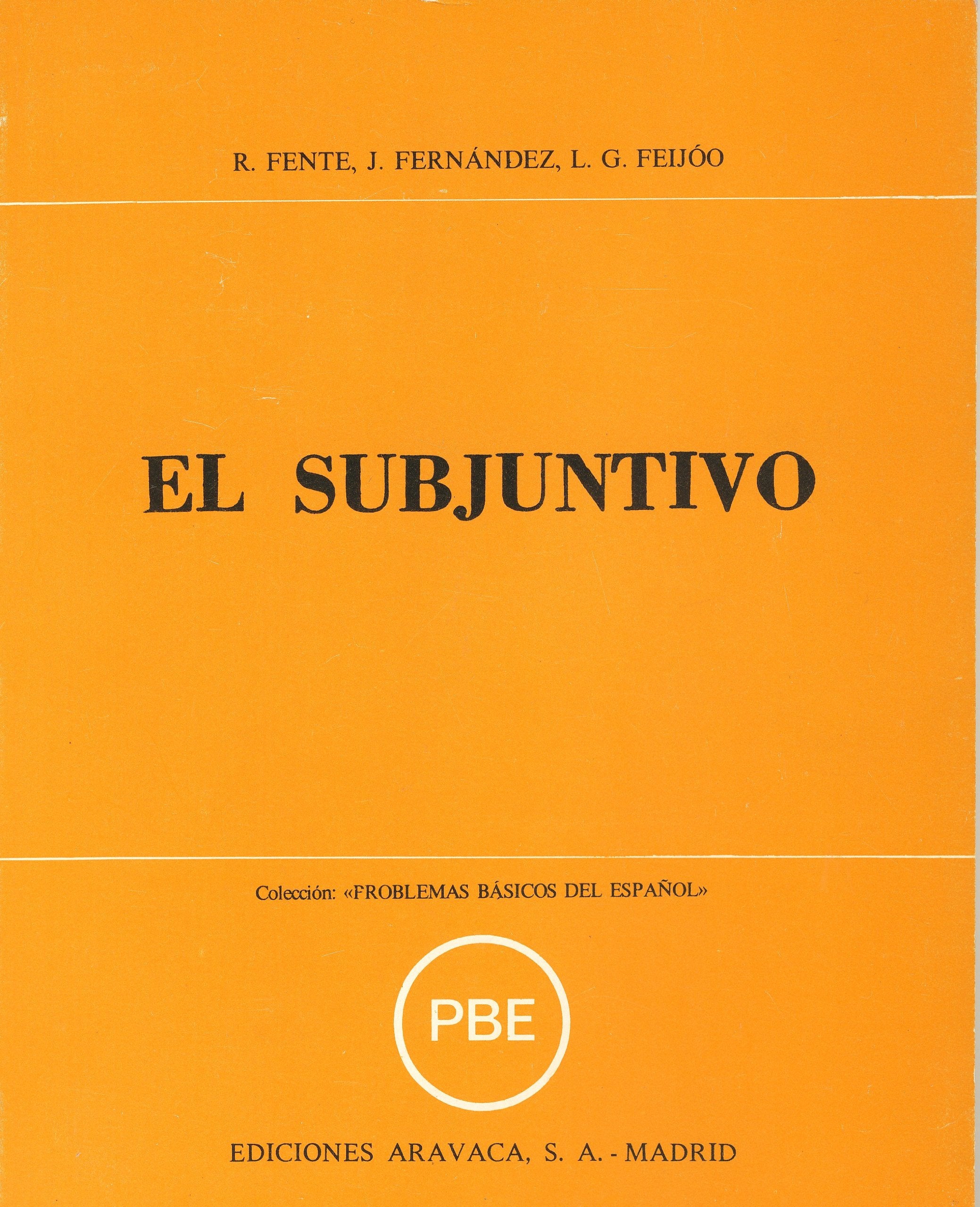 El subjuntivo Books