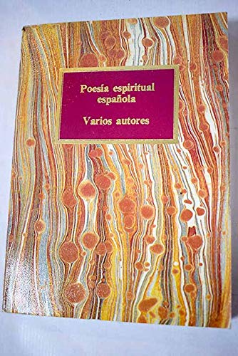 Poesía espiritual española book