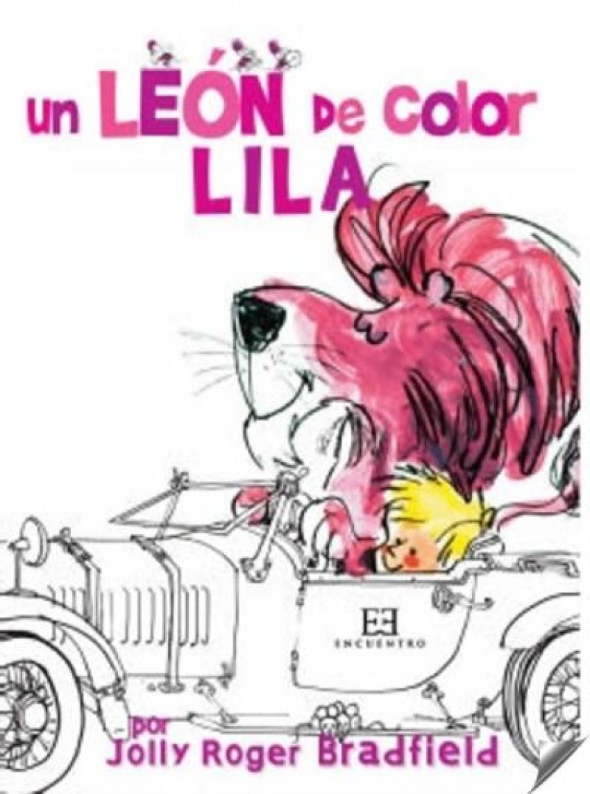Un leon de color lila/ A lilac lion book