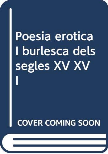 Poesia erotica I burlesca dels segles XV XVI Books